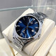 
Gu Zun (GOLGEN) watch men's automatic mechanical watch calendar watch female couple's national watch waterproof jazz series birthday gift 6173 blue disc tungsten steel machinery men's GN.6173M.PU