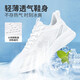 Huili sports shoes men's shoes summer mesh shoes breathable soft sole mesh shoes men's casual shoes men's light shock-absorbing running shoes white 1483 40