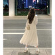 
French-style long-sleeved long-sleeved dress for women in autumn new design high waist slim long skirt light apricot color #1048 S