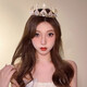 Shijun (SHIJUN) women's birthday crown artificial crystal crown female 18-year-old headwear princess high-end adult crown headband love