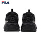 FILA casual shoes cat claw shoes 5th generation sports shoes spring new men's shoes dad shoes black-BK 43