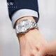 Aiwochi Swiss Brand IW Watch Watch Mechanical Watch Mechonical Mudicion Totalmente automático Impermeable Pareja Luminosa Pareja [Movimiento importado] 683 White White para hombres - Grabado gratuito
