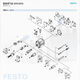 
XMSJ Festo ADVUL Cylinder AEVUADVU16-20-32-40-50-63-80-100-A- ADVU12590APA