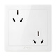 Panneau de commutation de taureau Panneau entier House Package Five-trous G07 Mur à 5 trous Open 86 Prise 118 TYPE 57 10A + 16A POITE DE SIX-THEE [BLANC]