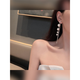 Boucles d'oreilles en perles à glands pour mariage avec boucles d'oreilles Cheongsam