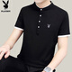 Playboy (PLAYBOY) short-sleeved T-shirt men's 2025 summer men's loose trendy bottoming shirt casual Korean men's T-shirt tops