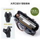 Sanwa Supply Premium Leder-Computertasche Tragbares Kapazität Einschulterer Laptop-Tasche mit großer Kapazität modische Geschäftsklasse Tägliches Pendeln Dunkelblau 13,3 Zoll