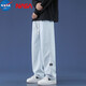 NASA Marvel Jeans American Bread Jeans Men's Spring and Summer Fino suelto hetero de moda