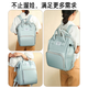 Jin Riman Mommy Bag Rucksack Multifunktionales Babyausflug 2024 Großkapazität Mode einfache tragbare Mutter- und Baby-Tasche Blau und Grau 41*26*26