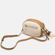 
Miss Miao Luxury High-end Brand Ladies Small Bags Gifts for Girls New versatile One-shoulder Crossbody Bag Commuter Small Round Bag Brown + Hanging Ornament (Korean version of literary and casual versatile)