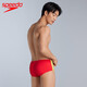 Speedo Chinese Dream Team Shared Edition bedruckte Badehose für Herren, chlorfrei, schnell trocknend, professioneller Wettkampf, langlebige Badehose, rot, Zonenschneiderei, formt Hüft- und Beinstärke S (32), Größe 170/Gewicht 65 Taille/82