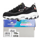 斯凯奇（Skechers）女鞋 时尚潮流熊猫鞋通勤出行休闲鞋轻便舒适透气缓震运动鞋 11977-BLK 35