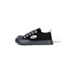 Ouder Smiler Canvas-Schuhe, mit niedrig erhöhtem dicker Sohle großer Kopf-Kopf-Kopf-Black-Board-Schuhe, gleicher Stil für Männer und Frauen, schwarz (vorgeschlagen, eine kleine Größe zu nehmen) 36