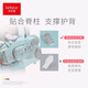
Hug bear newborn waist stool baby multi-functional strap hug baby support baby horizontal hug front and rear dual-purpose baby hug artifact Baoliang blue-single strap style