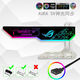 Soporte de tarjeta gráfica de computadora 5V3-pin ARGB luz divina decoración de tablero emisor de luz sincronizada mil Jin Jin es igual a 0,5 kg Varilla de soporte vertical superior Nueva placa vertical interfaz ARGB negra Patrón Hatsune