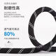 Dog leash, dog explosion-proof dog leash, dog leash, anti-breakaway P chain, large, medium and small dog leash, P rope supplies, anti-stranglehold, black 2.0 meters long, large size 1.2cm, recommended 35-70 Jin Jin equals 0.5 kg