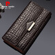 Pier Cardin brand women's handbags real cowhide fashion clutch bags top layer cowhide hand grab bag women's wallet multiple cards women's ticket clips brown fashion