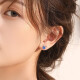 GLTEN out of stock [Swarovski Blue Zirconium] pure silver earrings