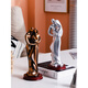 
Tenth anniversary wedding anniversary gift for family four ornaments for wife living room entrance home decoration 15934 silver + lettering provided + pregnancy (family three)