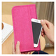 POSO Multi-functional ID storage bag ticket clip travel passport bag hand hold card bag wallet waterproof air ticket passport clip orange