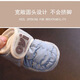 Baby shoes autumn and winter baby shoes warm toddler shoes 6-12 months pre-step shoes children's snow boots cotton shoes khaki plus velvet 16 inner length 13cm (9-12 months baby)