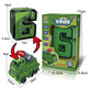 Case Family Toys Kinder große digitale digitale deformierte Mecha-Spielzeug-Bausteine ​​für Jungen und Mädchen für Jungen und Mädchen 2-6 Jahre 0-9 Digitale Roboter-Kombination Großer Geschenkbox Komplettes Set von 10 Modellen + Helm + Rüstung