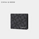 
CinvaiKrose official website short cowhide wallet for men 2025 new fashion brand light luxury leather wallet for birthday Father's Day gift practical CK wallet - black [limited gift box packaging]