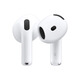 Apple/苹果 AirPods 4(支持主动降噪)搭配无线充电盒(USB-C)苹果耳机 蓝牙耳机适用iPhone/iPad 四代