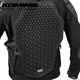 KOMINE SAFETY&INNOVATION越野摩托古风铠甲系列CE2级防摔全网眼高弹通风骑士护甲衣SK-844 黑色 L