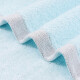 Gold gift box 3A antibacterial cotton towel bath towel three-piece set soft absorbent wool bath towel set 1 bath 2 wool blue