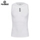 YKYW sweatshirt men's cycling vest summer road mountain bike cycling clothing sweat-absorbent quick-drying breathable bottoming shirt white M