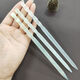Lingchuan Xiuyu bamboo hairpin, classical style jade hairpin, purely handmade, transparent material