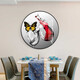 
Mo Hua Lulin Restaurant Decorative Painting Modern Simple Dining Table Hanging Painting Restaurant Mural Entrance Entrance Entrance Cabinet High-end Painting Dining Room Jiuyu Picture 05 Pair of Wine Ding Song 12354 Crystal Porcelain Painting-diameter 40 black frame (gold frame requires notes