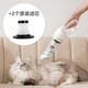 Nervous cat pet hair extractor electric cat hair cleaner cat and dog hair vacuum cleaner hair removal adsorption bed carpet short handle hair extractor (black) + 2 original filters