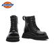 Dickies Martin Boots Men's Boots Spring Boots Men's Couple Heightening Thick Sole British Work Boots Versatile Men's Shoes Black 40