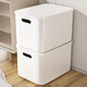 Baishengniu sundries storage box home wardrobe clothes storage box toy snack storage box plastic storage basket storage box high style medium size without cover