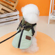 宠物狗狗衣服秋冬款羽绒服保暖小狗小型犬泰迪博美可牵引冬季马甲 蓝色1484送牵引绳保暖加厚 6XL XL