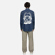 EVISU Men's Seagull and Home Flower Printed Casual Pants 2EAHTM3PT1048XXCT Khaki 29