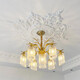 
Shantoulin Village Internet celebrity PU French lamp plate imitation gypsum chandelier base round ceiling shape decorative parquet combination lamp pool disk JM7012 diameter 121.5m