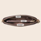 Gelozid Birthday Gift Handbag Women's Clutch Long Wallet Clutch Bag Shoulder Crossbody Bag Mother's Style Small Khaki (Handbag Style - Wrist Strap)