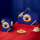 
Huamei Blueberry Butter Cookies 1480g Double Pair Gift Box 2Jin [Jin equals 0.5 kg] Breakfast Gift Pack Afternoon Tea