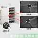 Anya ultra-thin shoe cabinet door simple shoe rack entrance multi-layer dust-proof storage rack resin assembly cabinet single row six layers