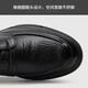Jinlilai Herrenschuhe Neugeschäft Casual Schuhe Leder Schuhe Weiche Oberflächenboden Schicht Cowhide bequem und vielseitig Schnüre-up Herrenschuhe schwarz 40