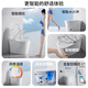 VOCO Smart I look sin presión de agua Presión de agua Siphon Instant Hot Double Waterway Mijia Batio de espalda Fila de espalda Inodoro completamente automático 826S Aplicación Mijia [Función completa] con Fila de pared del tanque de agua/Fila trasera