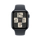 Apple/Apple Watch Se Smart Watch GPS Modell 44mm Mitternacht Farbe Aluminium Metall Hülle Mitternachtsfarbe Sportgurt S/M MXF73CH/B