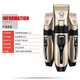 Jing Diao Yuzhuo Dog Electric Clipper Pet Shaver with Grooming Set Hair Clipper Electric Clipper for Trimming Cat Feet Hair Rechargeable and Plug-in Dual-Purpose - Lithium Battery Clipper