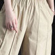 Algodón y ropa de lino Zimu 2025 Ropa de primavera y verano para mujeres, flores de harén sueltos, cintura delgada y alta, pantalones de zanahoria versátiles, 6636 khaki 2xl (recomendado 135-145Jin [Jin equivale a 0.5 kg])