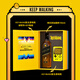 Johnnie Walker (JOHNNIE WALKER) Wine 12-year black square black brand pixel game gift box 700ml Scottish blended whiskey