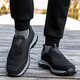 Zunshi pipe elderly shoes men's summer breathable non-slip soft sole dad shoes middle-aged and elderly walking shoes comfortable mesh mother shoes 9207 black men's style 39