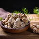 [Großhandelspreis] Sonderklasse 60 Köpfe von Panax Notoginseng Authentic Wild Field 71 Grad Chinesische medizinische Materialien Yunnan Chun Panax Notoginseng Ganz ausgewählte 60 Köpfe Panax Notoginseng 500 Gramm